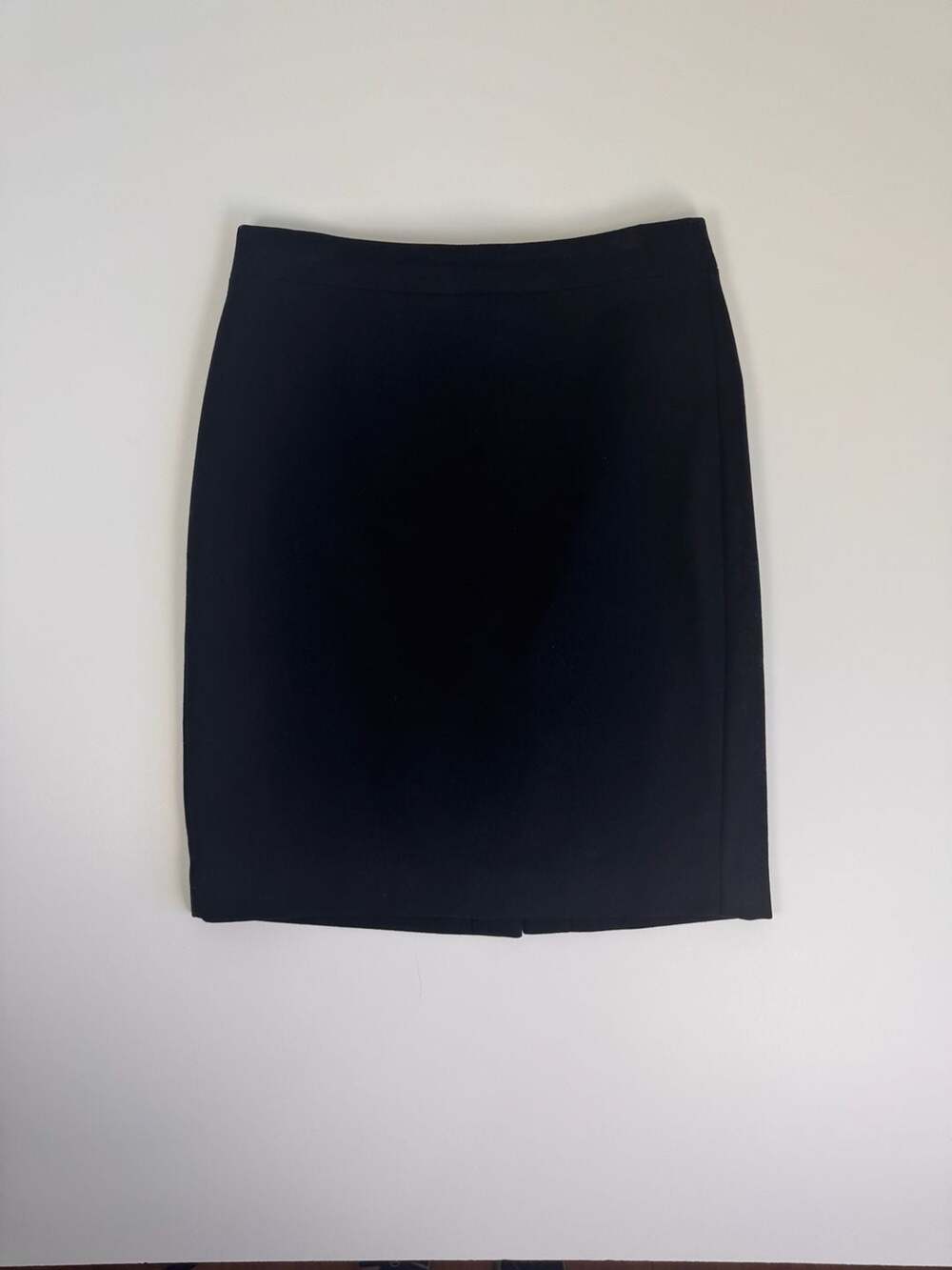 J.Crew Black Wool Blend Career Pencil Skirt